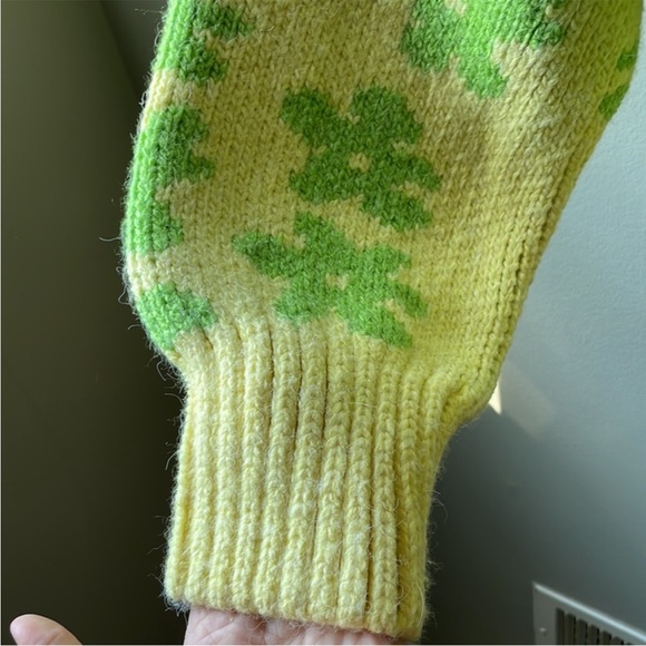 NWT ZARA floral jacquard knit cardigan size L - Picture 9 of 9